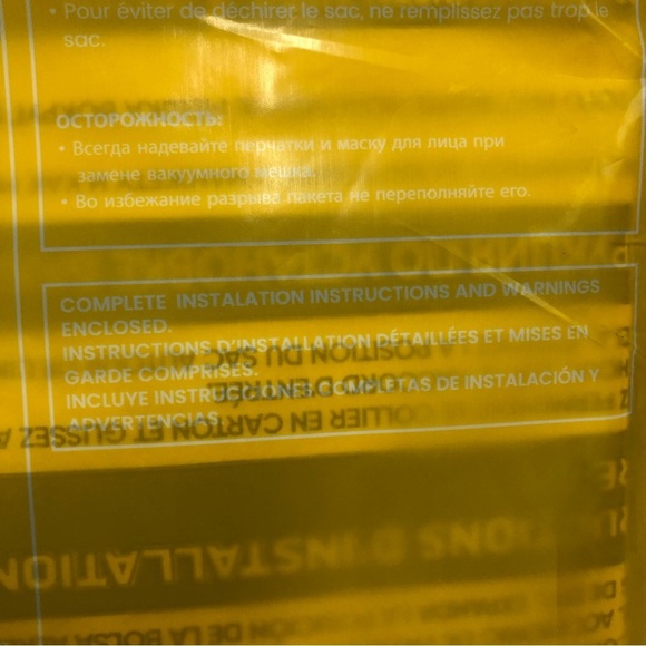 3 pack Replacement disposable filter bags G90663 15-22 gallon Wet-Dry Vacuum - Picture 8 of 9